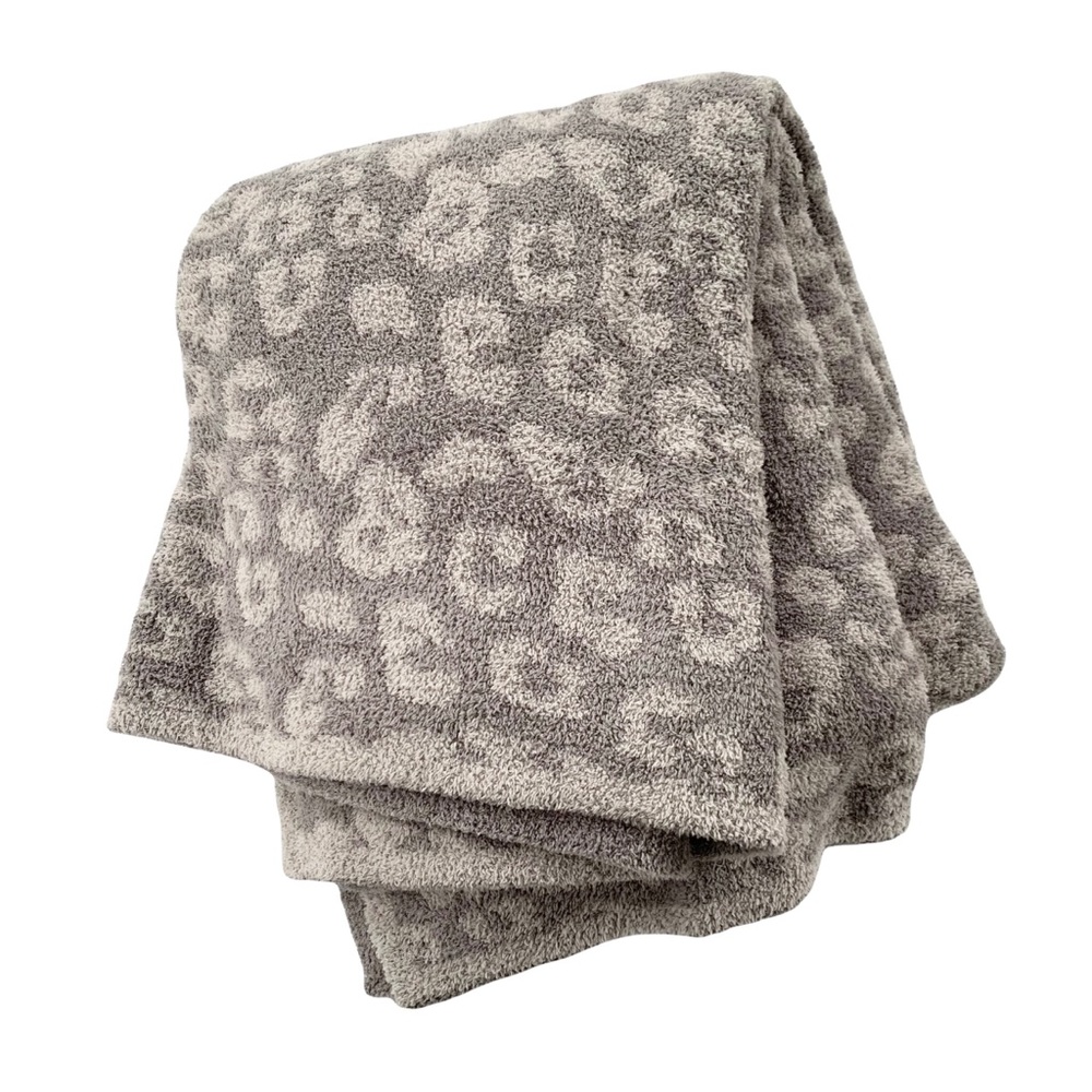Barefoot Dreams Cozychic Barefoot In The Wild Throw In Linen Warm Gray NWT - Picture 3 of 10